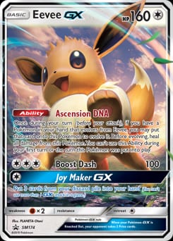 SM Black Star Promos Eevee-GX #SM174 card