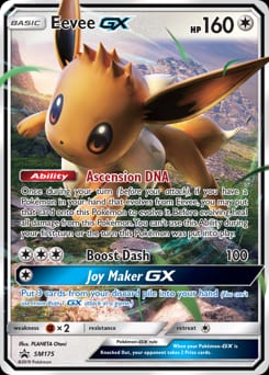 SM Black Star Promos Eevee-GX #SM175 card