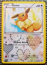 Legendary Treasures Eevee #RC14 card