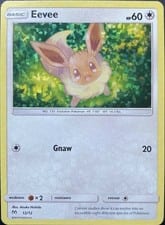McDonald's Collection 2019 Eevee #12 card