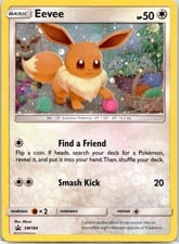2017 SM Black Star Promos Eevee #SM184 card