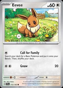 Stellar Crown Eevee #113 card