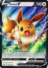 SWSH Black Star Promos Eevee V #SWSH065 card