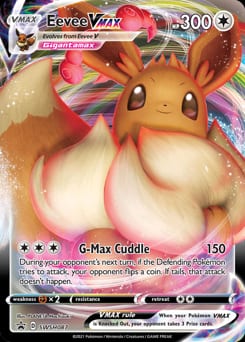SWSH Black Star Promos Eevee VMAX #SWSH087 card