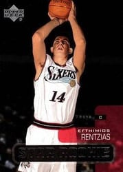 2002-03 Upper Deck Base Set Efthimios Rentzias #391 card