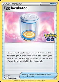 Pokémon GO Egg Incubator #66 card