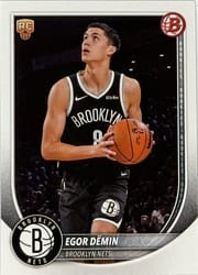 2025-26 Bowman Base Set Egor Dëmin #8 card