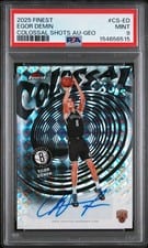 2025-26 Finest Colossal Shots Autographs Egor Dëmin #CS-ED card
