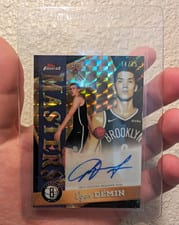 2025-26 Finest Masters Autographs Egor Dëmin #MA-ED card