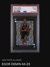 2025-26 Topps All Kings Egor Dëmin #AK-23 card
