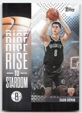 2025-26 Topps Rise to Stardom Egor Dëmin #RTS-8 card