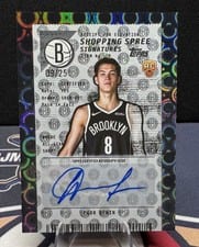 2025-26 Topps Shopping Spree Signatures Egor Dëmin #SSA-ED card