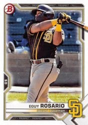 2021 Bowman Draft Base Set Eguy Rosario #BD-33 card