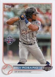 2022 Topps Pro Debut Base Set Eguy Rosario #PD-7 card