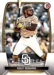 2023 Bowman Base Set Eguy Rosario #63 card