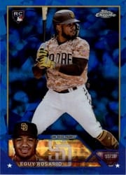 2023 Topps Chrome Sapphire Edition Base Set Eguy Rosario #576 card