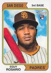 2023 Topps Heritage Base Set Eguy Rosario #61 card