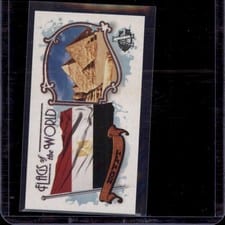 2024 Topps Allen & Ginter Flags of the World Mini Egypt #FOTW-17 card
