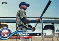 2018 Topps Base Set Ehire Adrianza #681 card