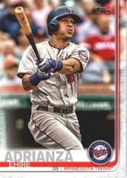 2019 Topps Base Set Ehire Adrianza #608 card