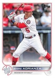2022 Topps Update Base Set Ehire Adrianza #US269 card