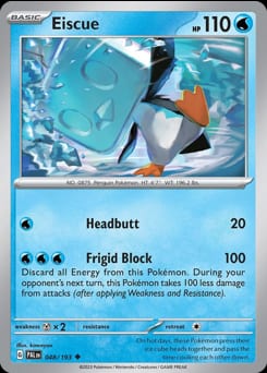 2023 Paldea Evolved Eiscue #48 card
