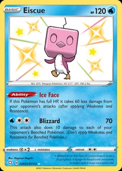 Shining Fates Shiny Vault Eiscue #SV035 card