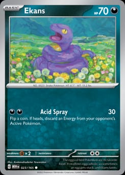 2023 151 Ekans #23 card