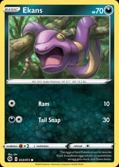 2020 Champion's Path Ekans #33 card