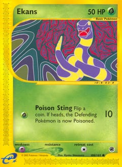 Expedition Base Set Ekans #108 card