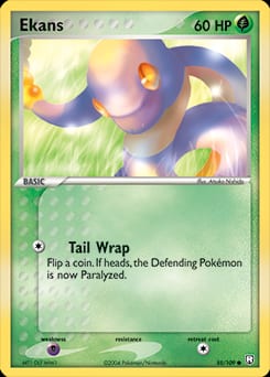 Team Rocket Returns Ekans #55 card