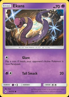 2019 Unbroken Bonds Ekans #62