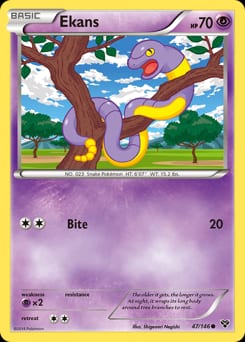 XY Ekans #47 card