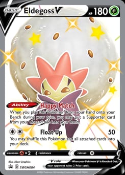 SWSH Black Star Promos Eldegoss V #SWSH084 card