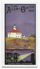 2025 Topps Allen & Ginter Light The Night (Minis) Eldred Rock Lighthouse #LTN-23 card