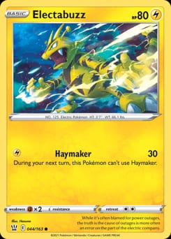 Battle Styles Electabuzz #44 card