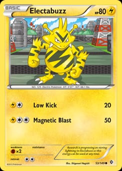 Boundaries Crossed Electabuzz #53 card