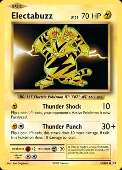 Evolutions Electabuzz #41 card