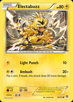 Furious Fists Electabuzz #29 card