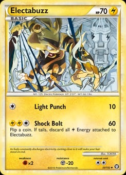 2010 HS—Triumphant Electabuzz #33 card