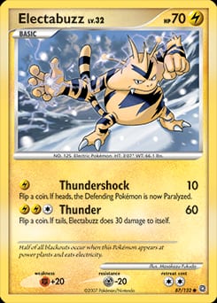 Secret Wonders Electabuzz #87 card