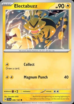Stellar Crown Electabuzz #46 card