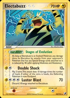 Unseen Forces Electabuzz #22 card