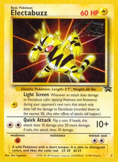 Wizards Black Star Promos Electabuzz #2 card