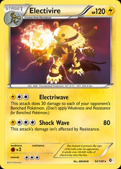 Boundaries Crossed Electivire #54 card
