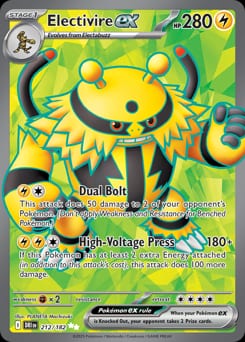 Destined Rivals Electivire ex #212 card