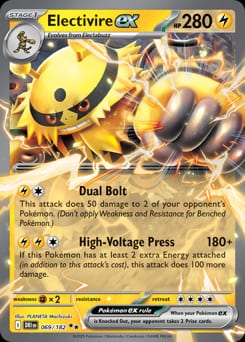 Destined Rivals Electivire ex #69 card