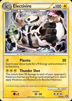 2010 HS—Triumphant Electivire #20 card