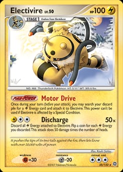 Secret Wonders Electivire #25 card