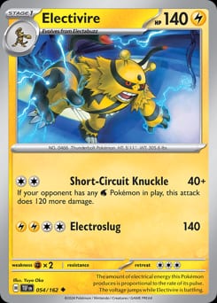 Temporal Forces Electivire #54 card